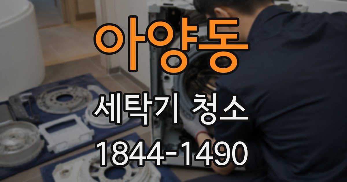 아양동 세탁기 청소