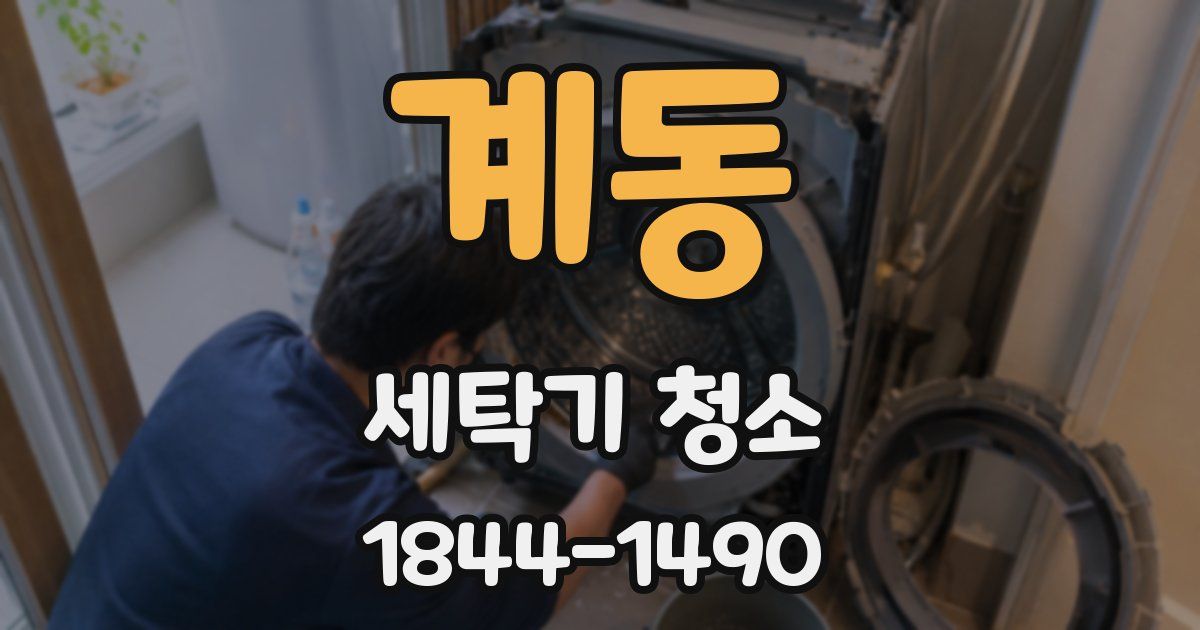 계동 세탁기 청소