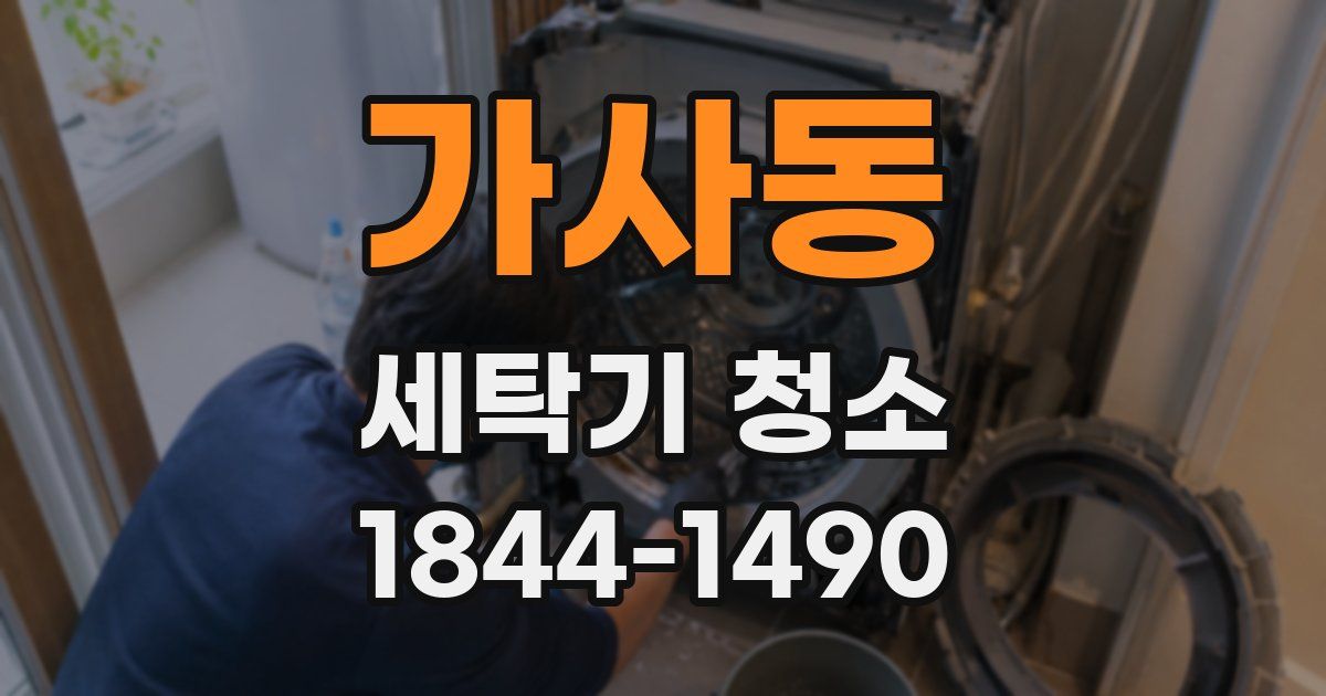 가사동 세탁기 청소