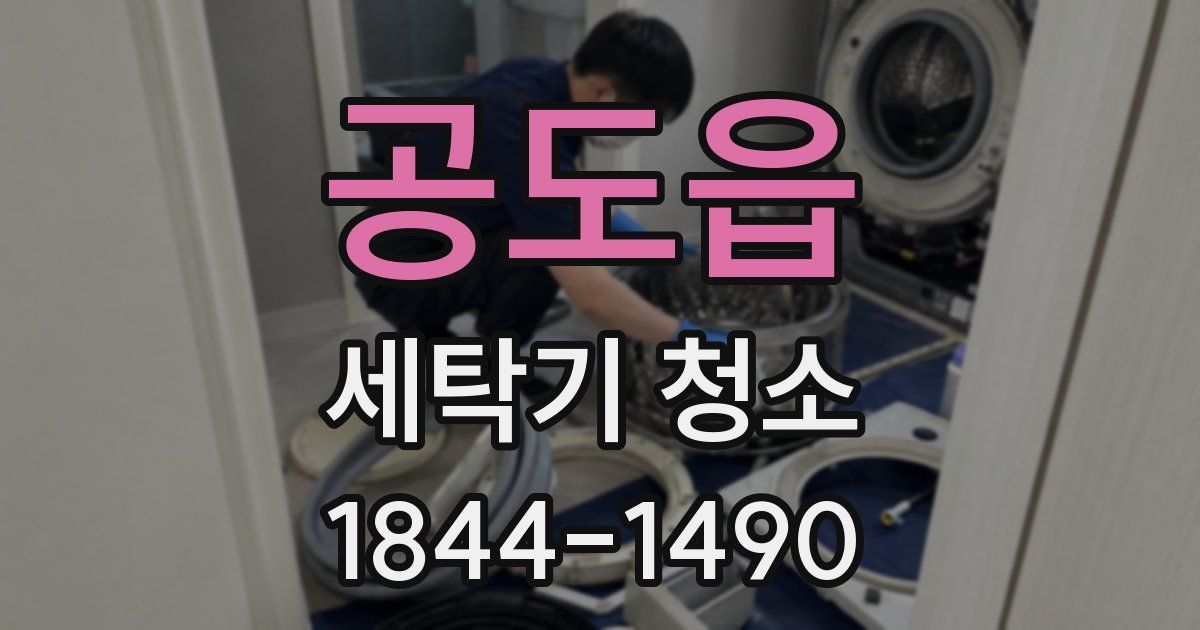공도읍 세탁기 청소