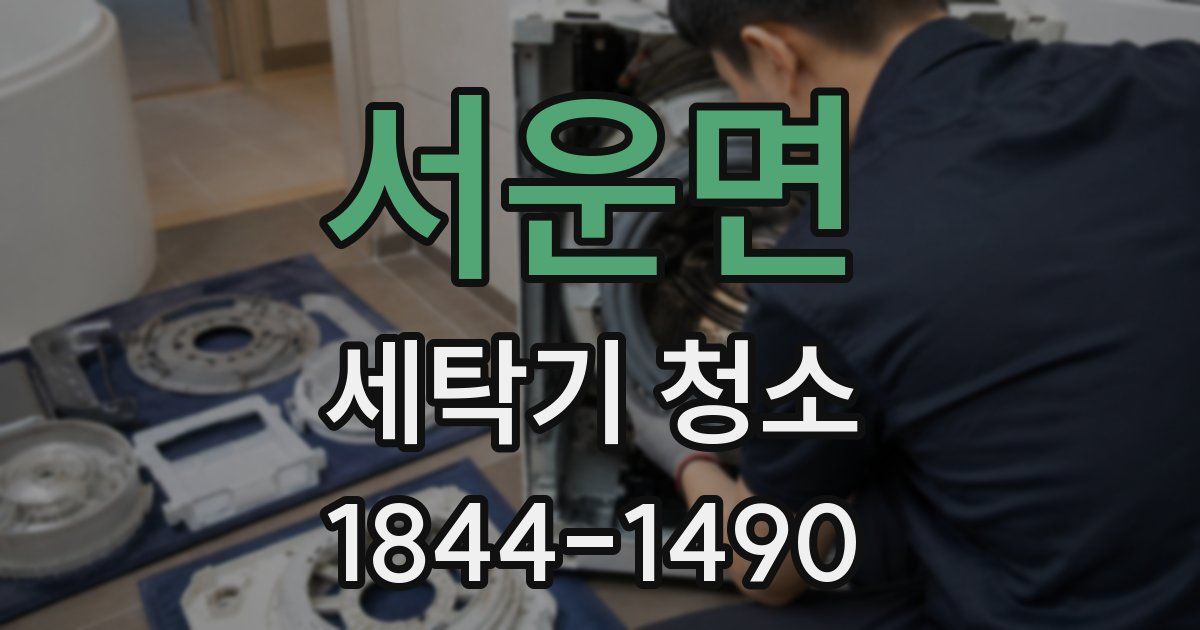 서운면 세탁기 청소