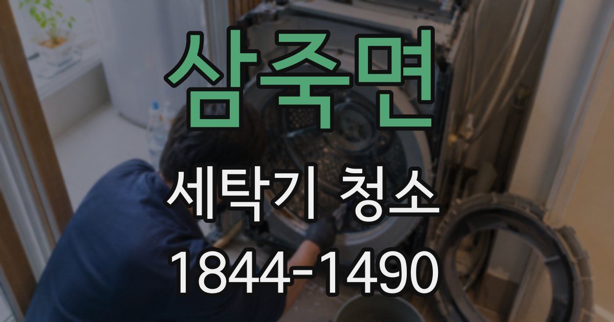 삼죽면 세탁기 청소