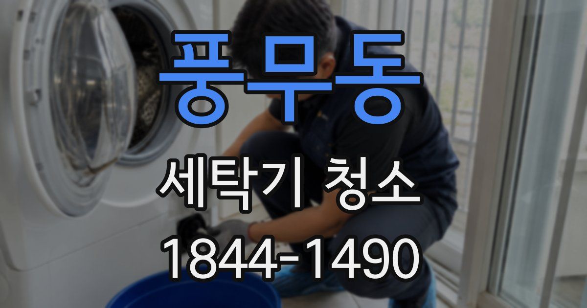 풍무동 세탁기 청소