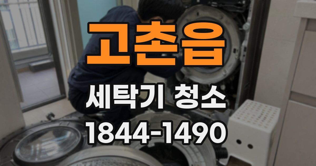 고촌읍 세탁기 청소