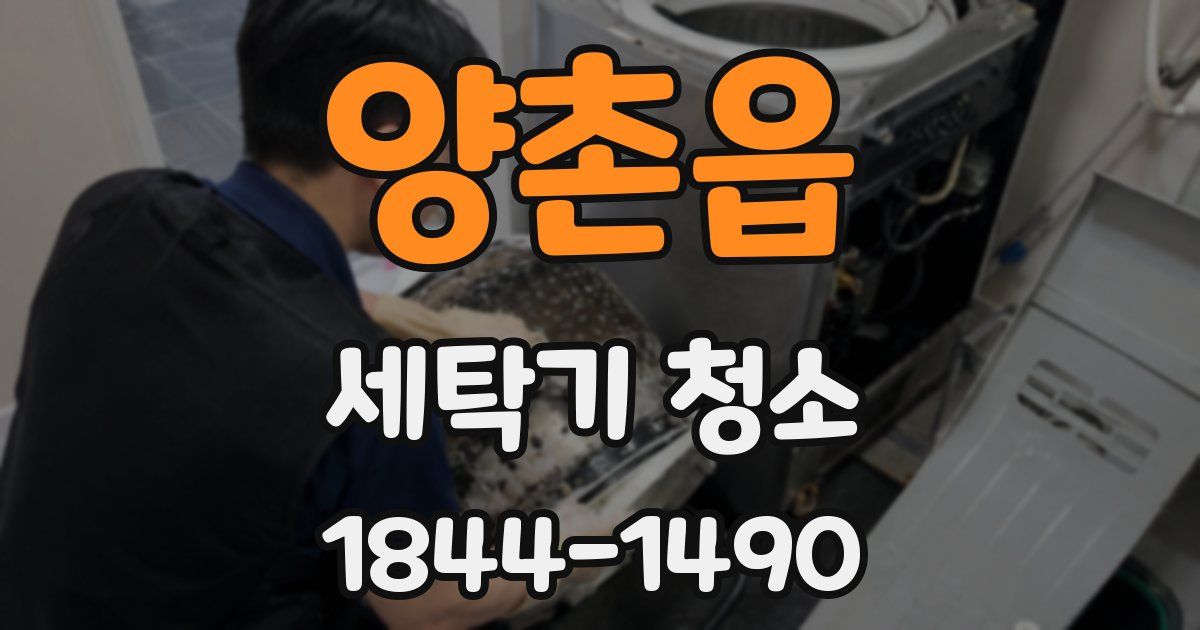 양촌읍 세탁기 청소