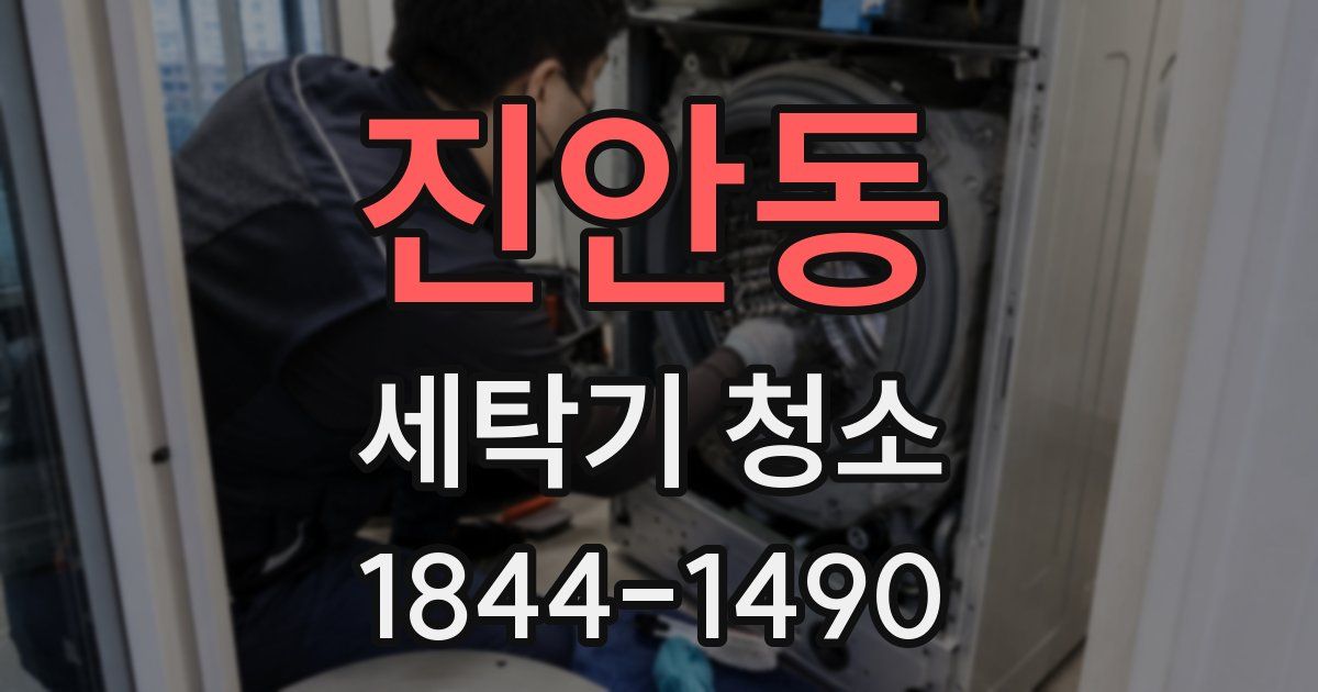 진안동 세탁기 청소