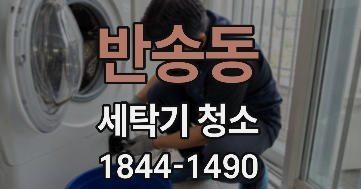 반송동 세탁기 청소