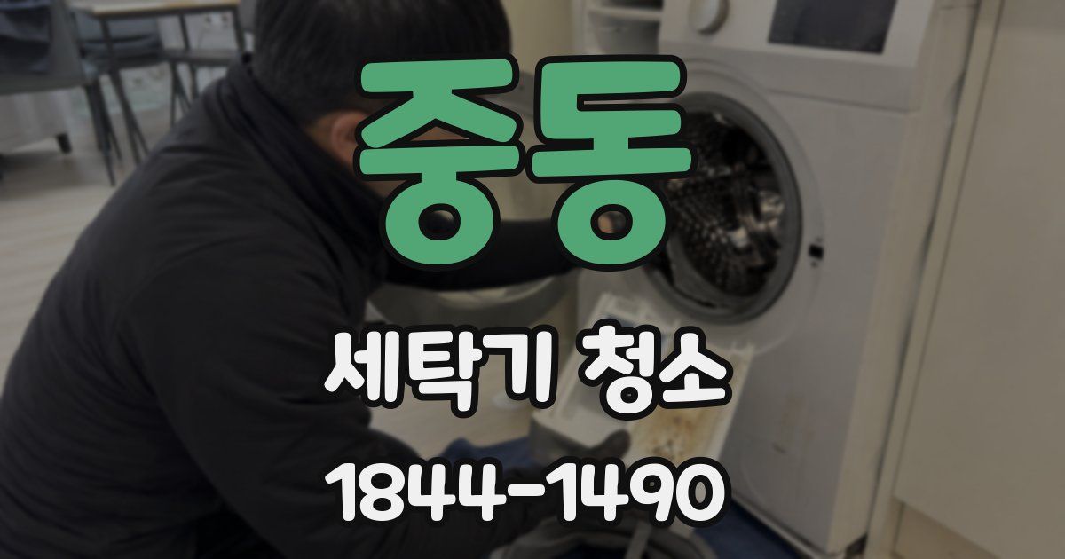 중동 세탁기 청소