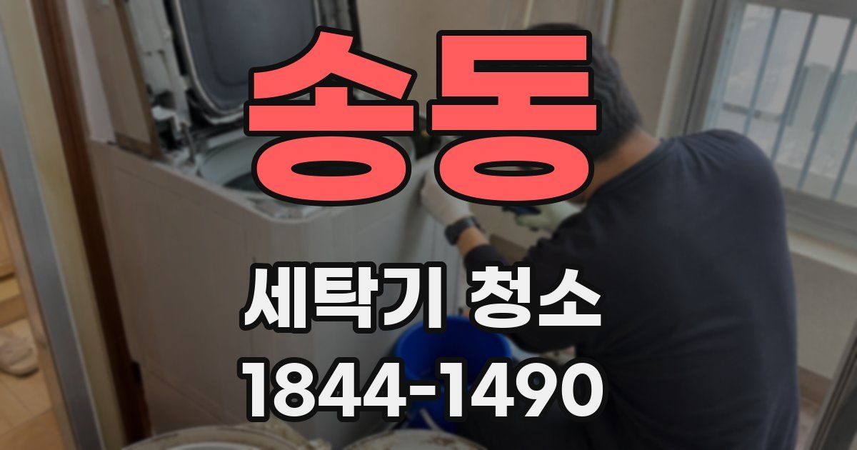 송동 세탁기 청소