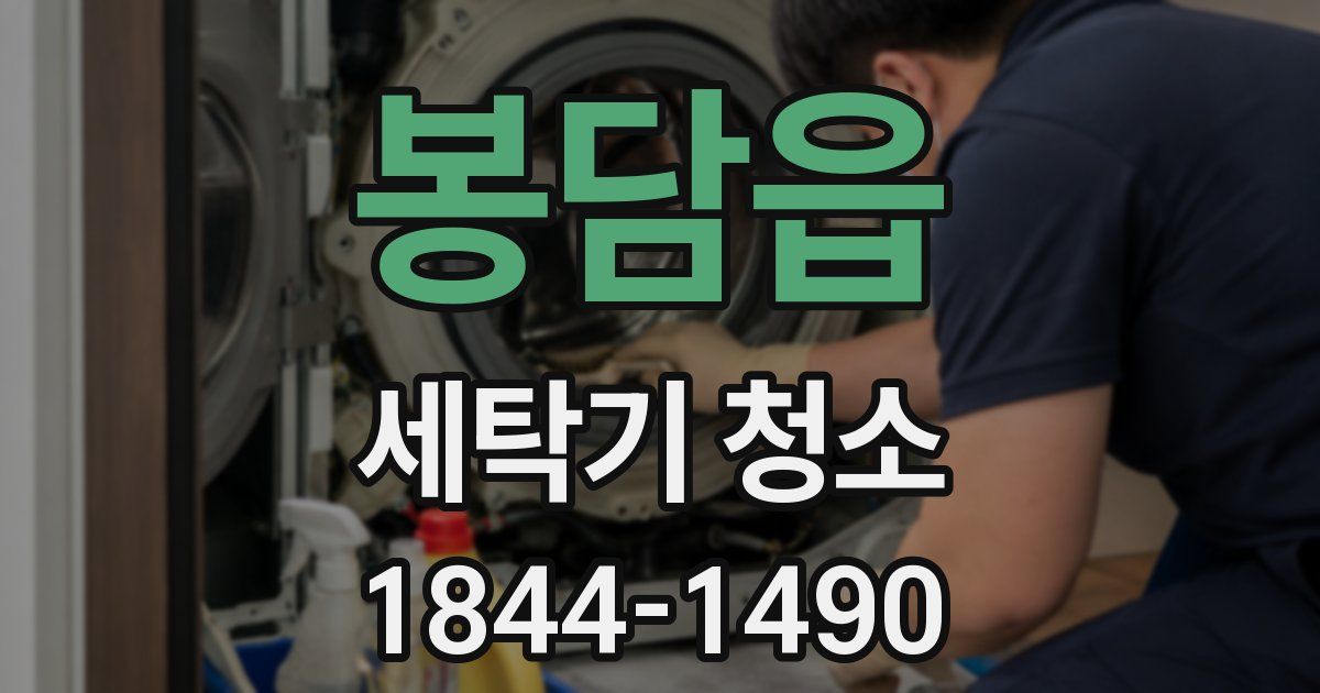 봉담읍 세탁기 청소
