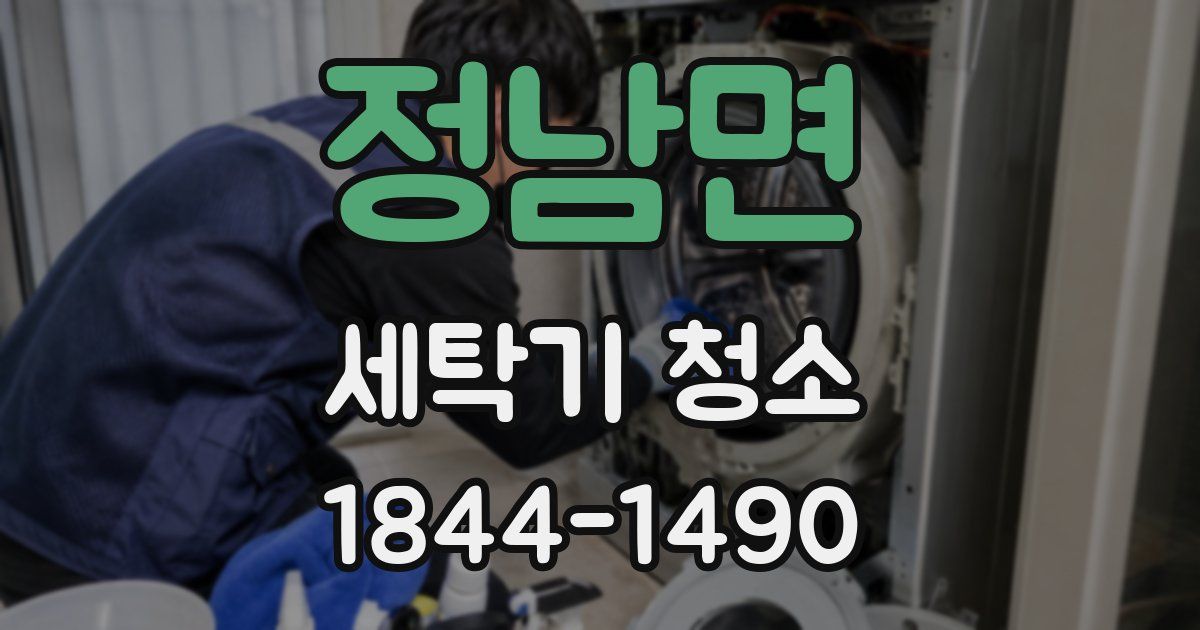 정남면 세탁기 청소