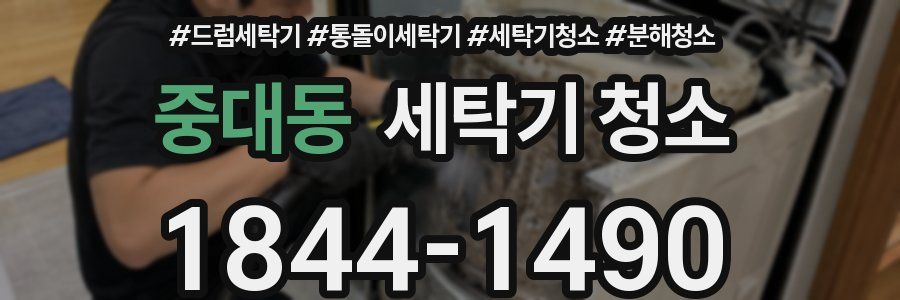 중대동 세탁기 청소