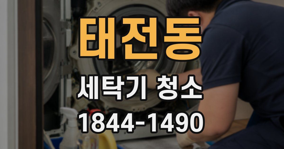 태전동 세탁기 청소