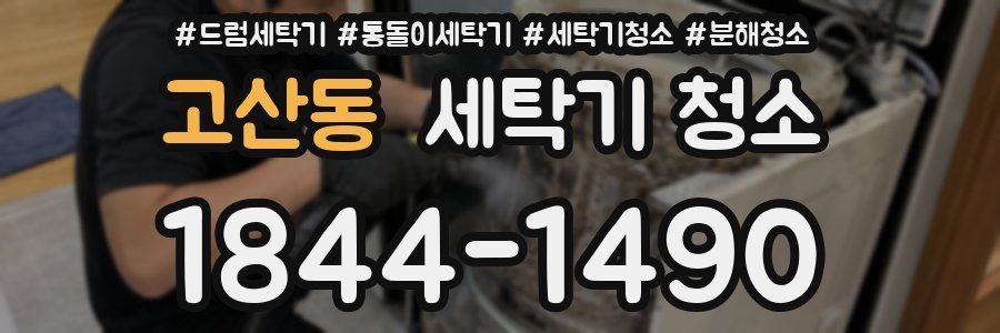 고산동 세탁기 청소