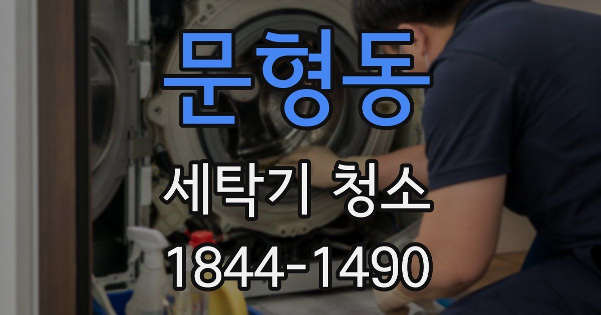 문형동 세탁기 청소