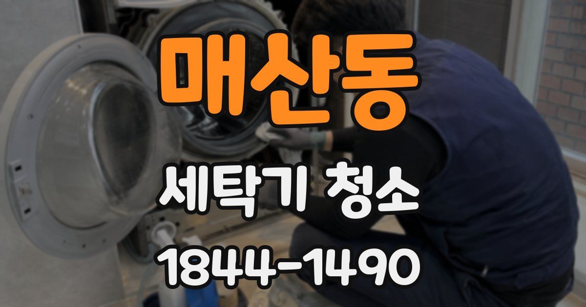 매산동 세탁기 청소