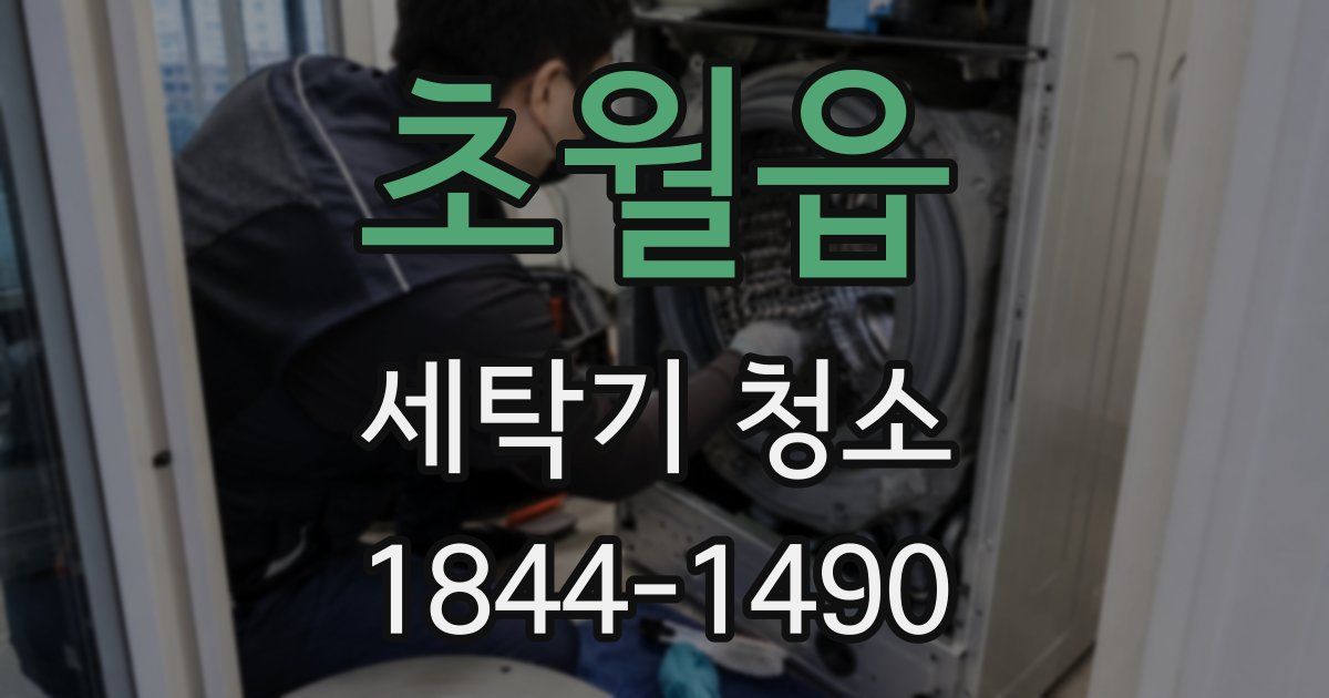 초월읍 세탁기 청소