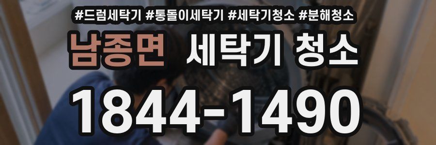 남종면 세탁기 청소