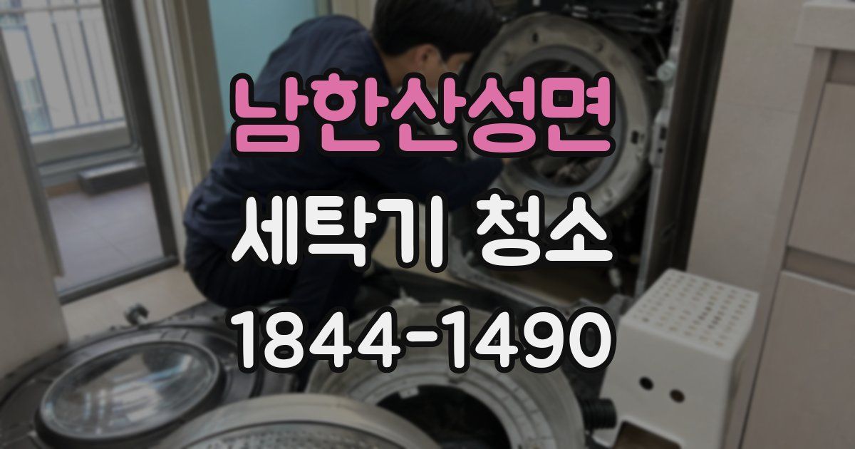 남한산성면 세탁기 청소
