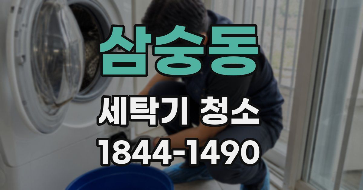 삼숭동 세탁기 청소