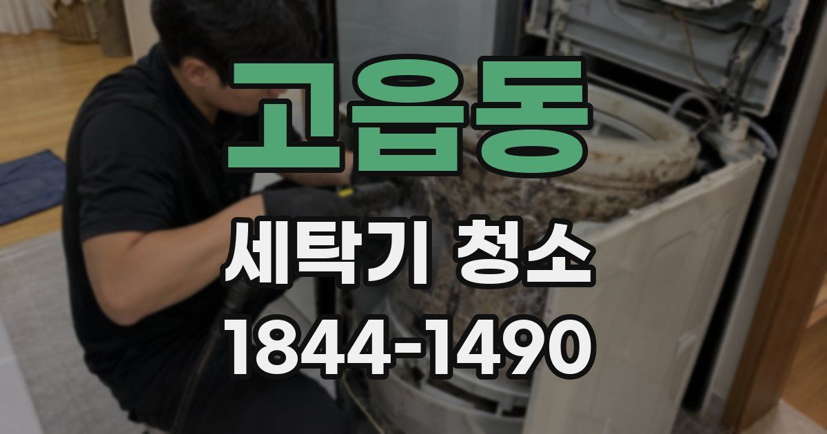 고읍동 세탁기 청소