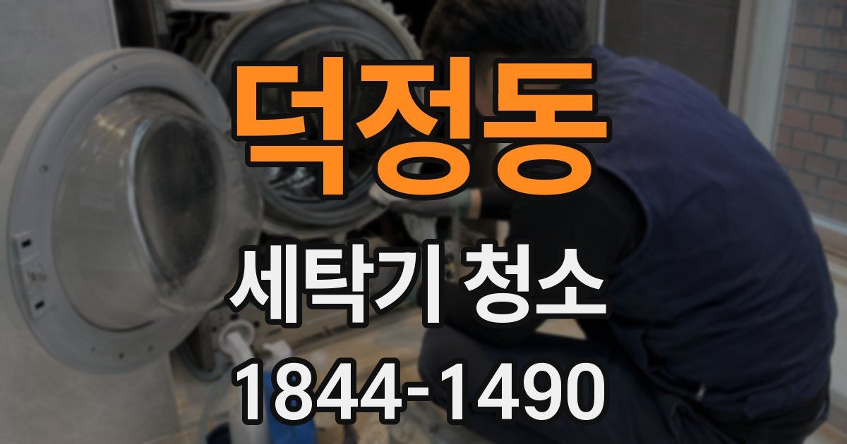 덕정동 세탁기 청소