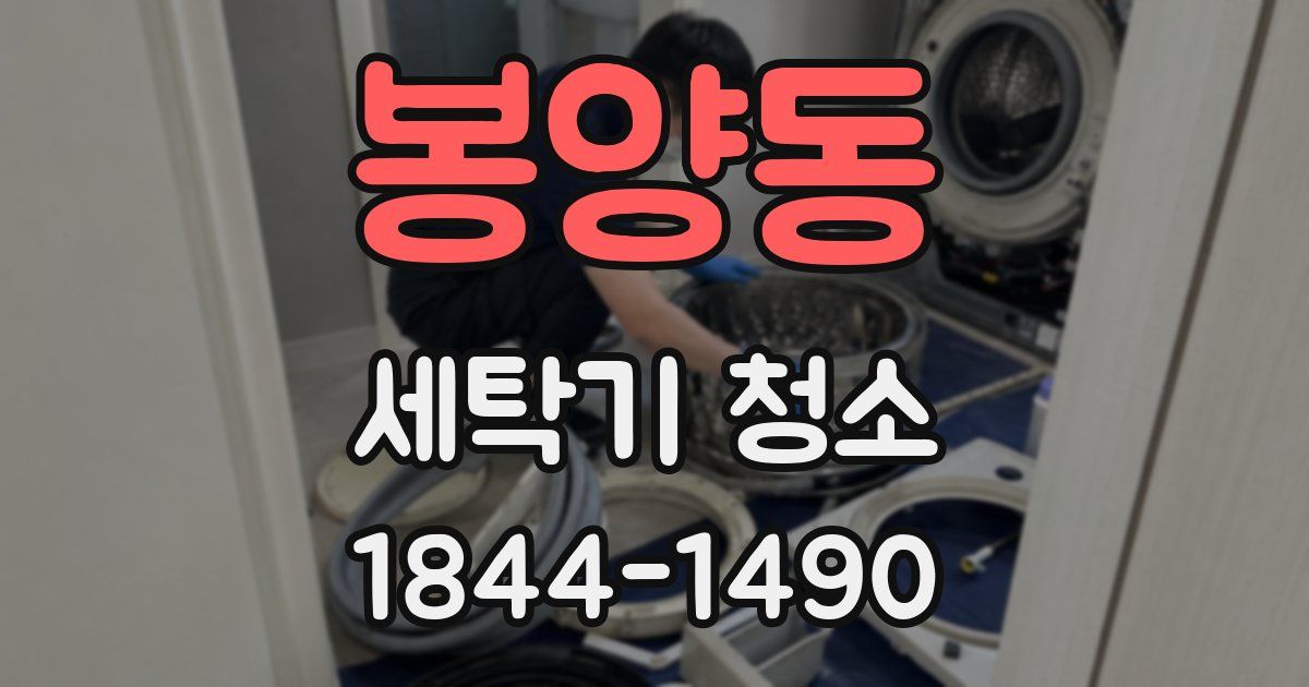 봉양동 세탁기 청소