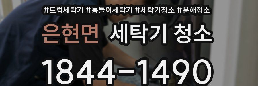 은현면 세탁기 청소