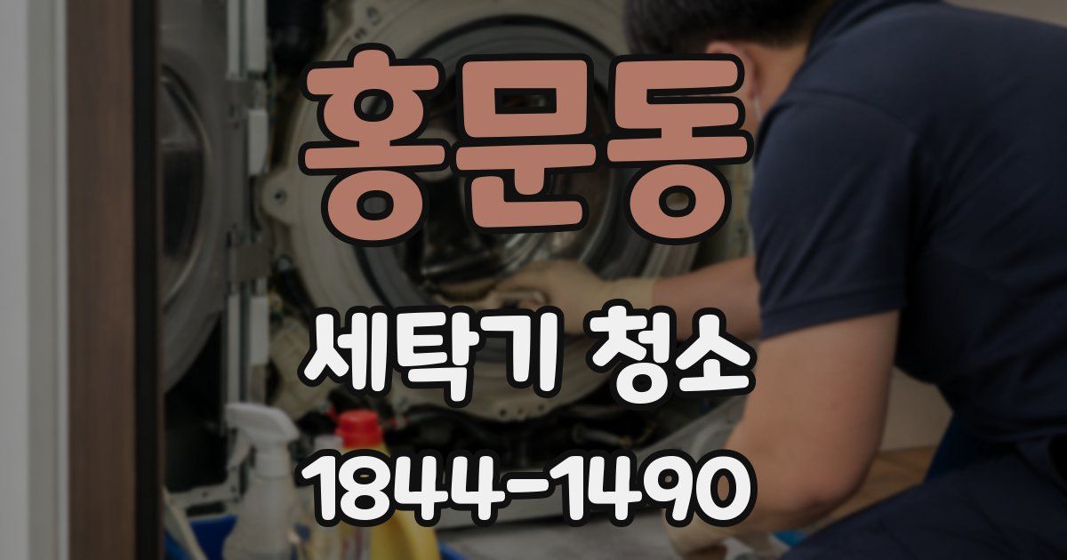 홍문동 세탁기 청소