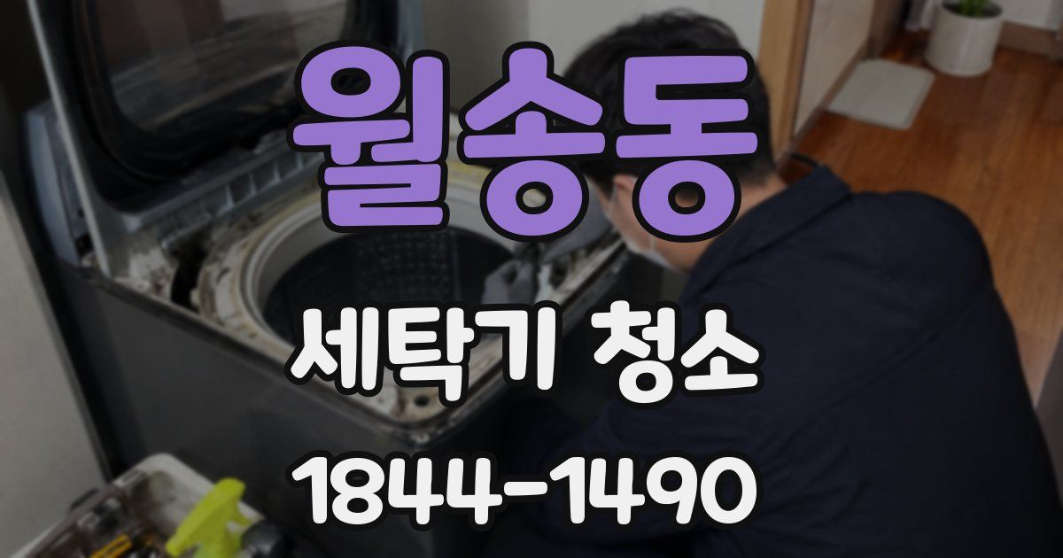 월송동 세탁기 청소