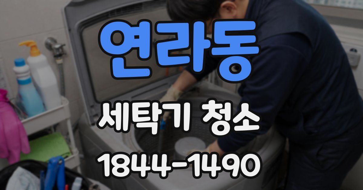 연라동 세탁기 청소