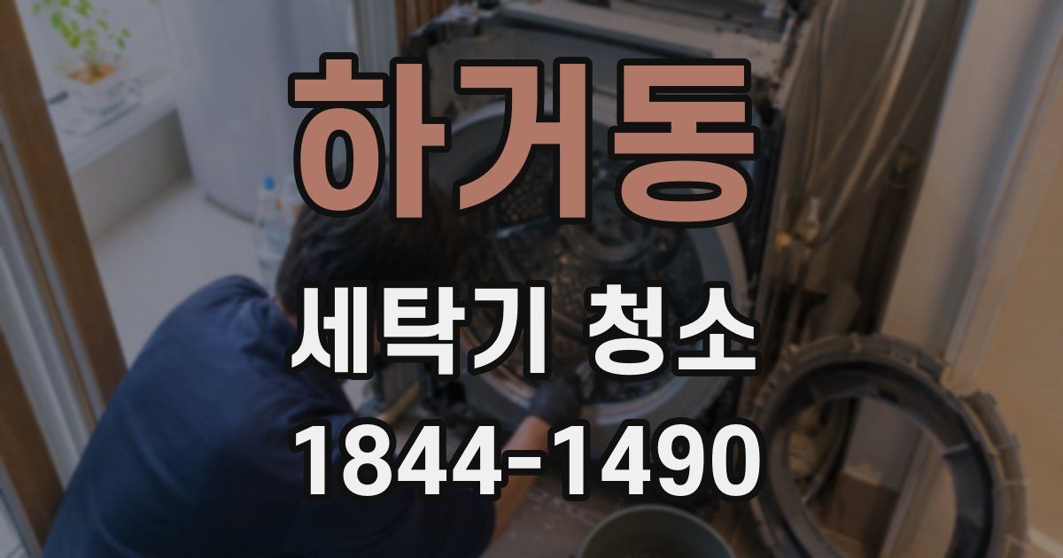 하거동 세탁기 청소