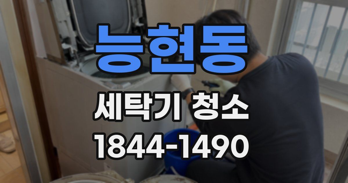 능현동 세탁기 청소