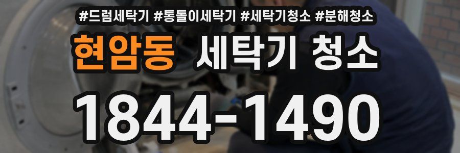 현암동 세탁기 청소