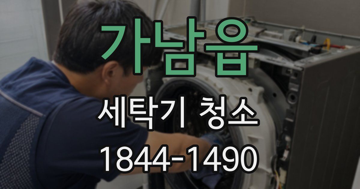 가남읍 세탁기 청소