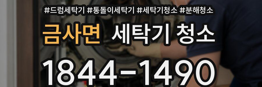 금사면 세탁기 청소