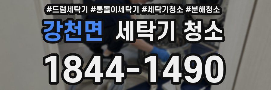 강천면 세탁기 청소