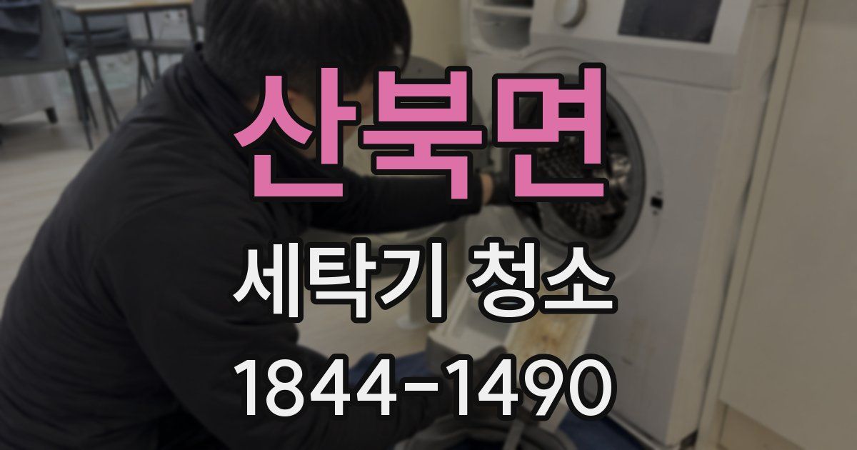 산북면 세탁기 청소