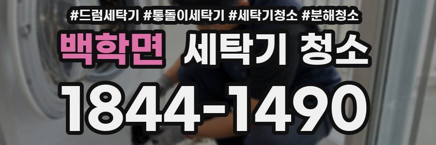 백학면 세탁기 청소