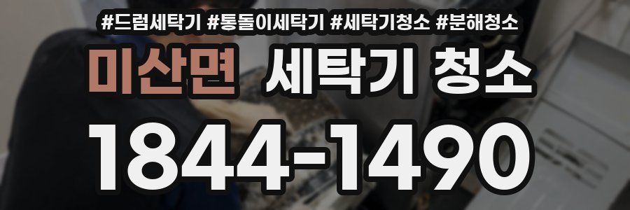 미산면 세탁기 청소