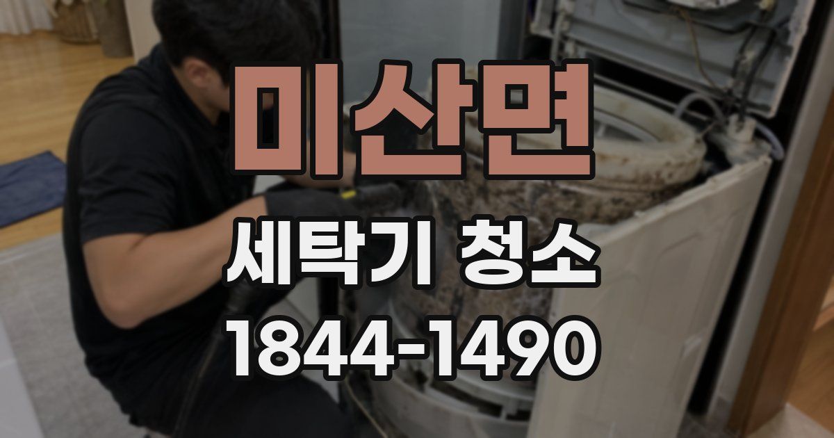 미산면 세탁기 청소