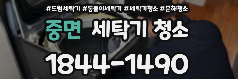 중면 세탁기 청소