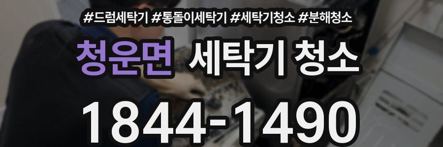 청운면 세탁기 청소