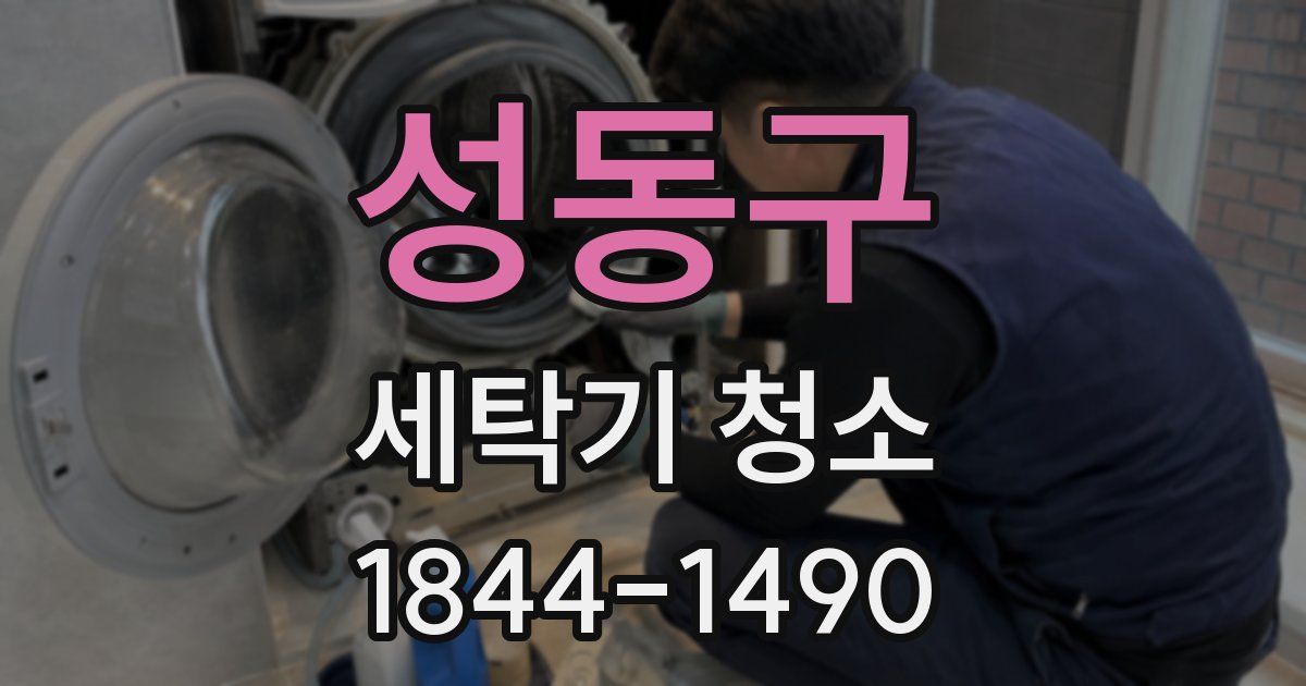 성동구 세탁기 청소