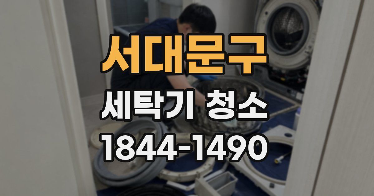 서대문구 세탁기 청소