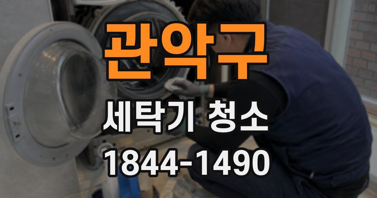 관악구 세탁기 청소