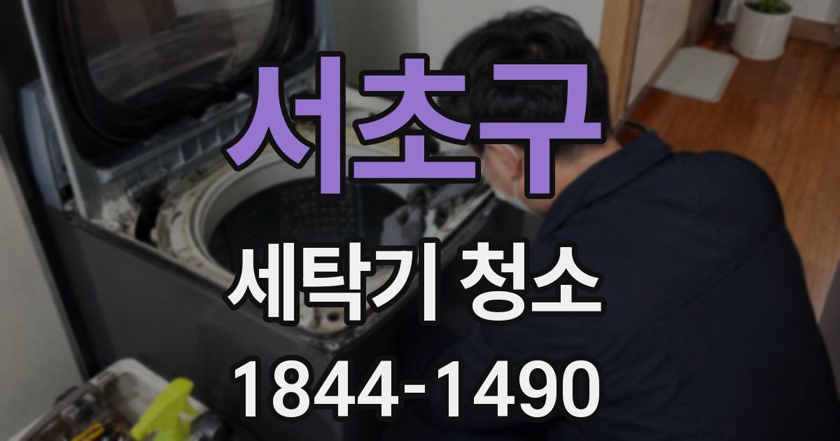 서초구 세탁기 청소
