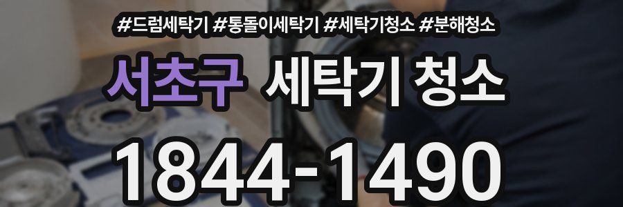 서초구 세탁기 청소