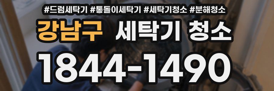 강남구 세탁기 청소
