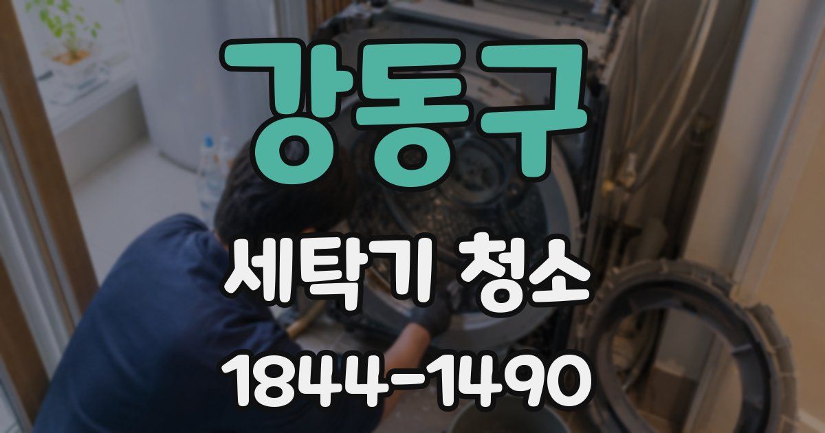 강동구 세탁기 청소